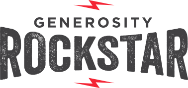 Generosity Rockstar Logo - 